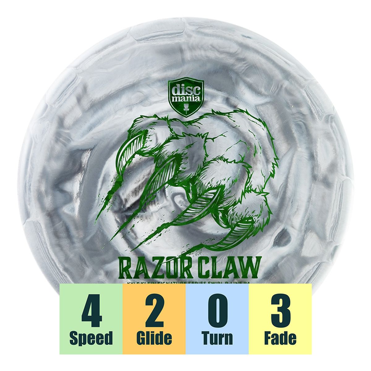 P-Line Swirl Flex2 P4 - Razor Claw Kyle Klein Signature Series