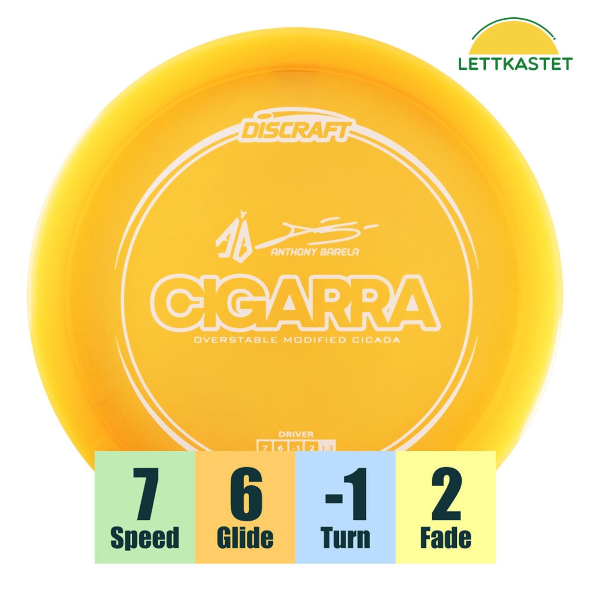 Z Line Cigarra - Anthony Barela First Run - Krokhol Disc Golf Shop