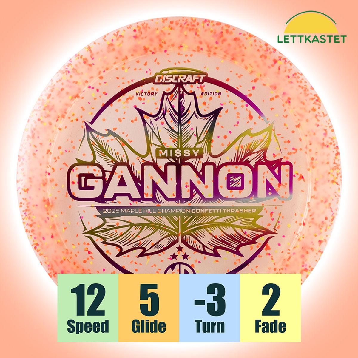 Z Line Victory Confetti Thrasher - 2025 Missy Gannon Maple Hill