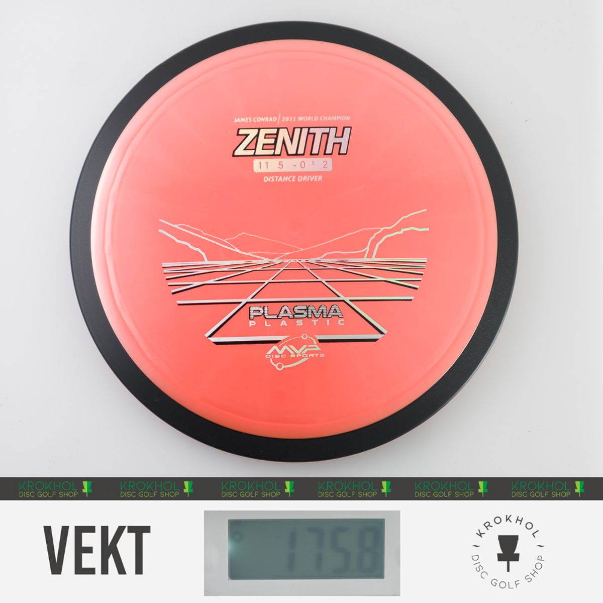 Plasma Zenith - James Conrad Line - Krokhol Disc Golf Shop