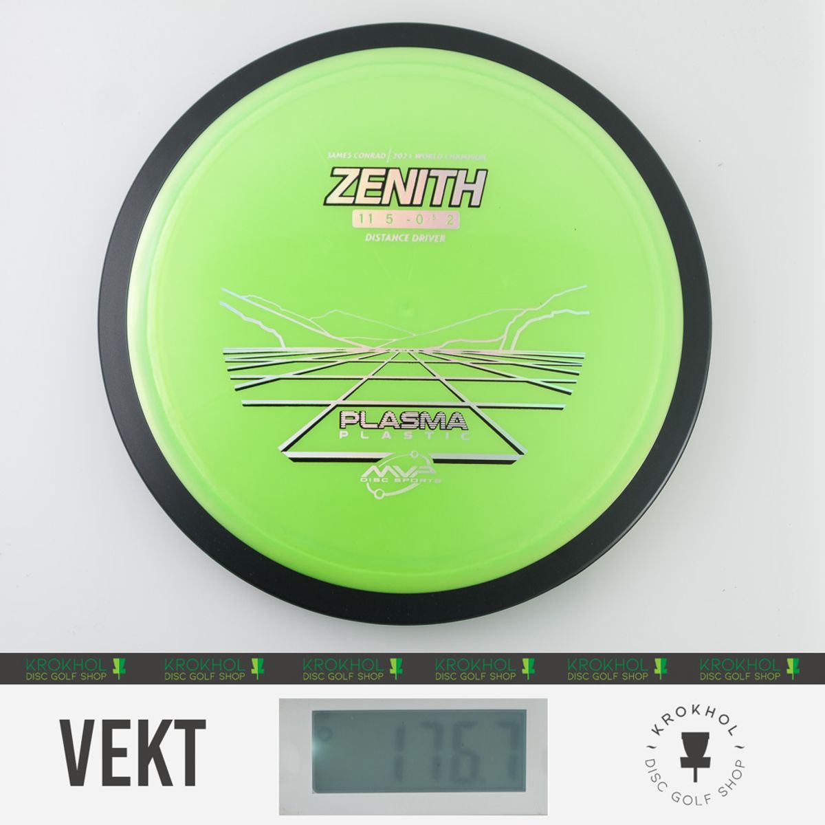 Plasma Zenith - James Conrad Line - Krokhol Disc Golf Shop