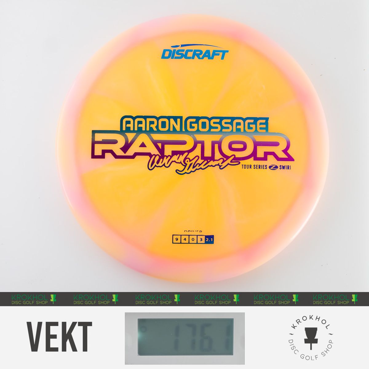Z Swirl Raptor - 2025 Aaron Gossage Tour Series - Krokhol