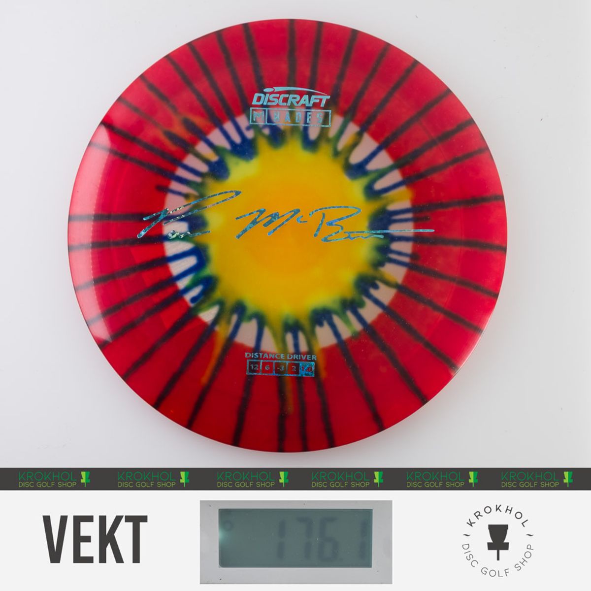 Z Line Fly Dye Hades - Paul McBeth fra Discraft - Krokhol Disc