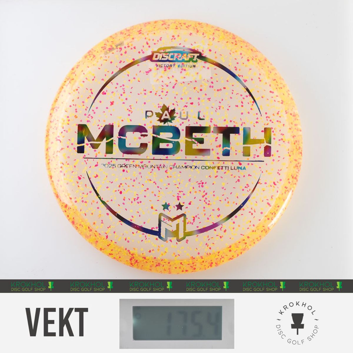 Z Line Victory Confetti Luna - 2025 Paul McBeth - Green Mountain