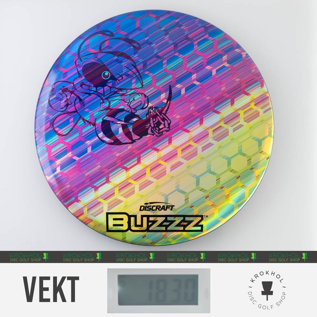 ESP Full Foil SuperColor Buzzz Honeycomb - Black Buzzz Stamp