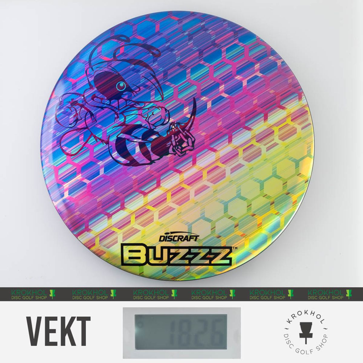 ESP Full Foil SuperColor Buzzz Honeycomb - Black Buzzz Stamp