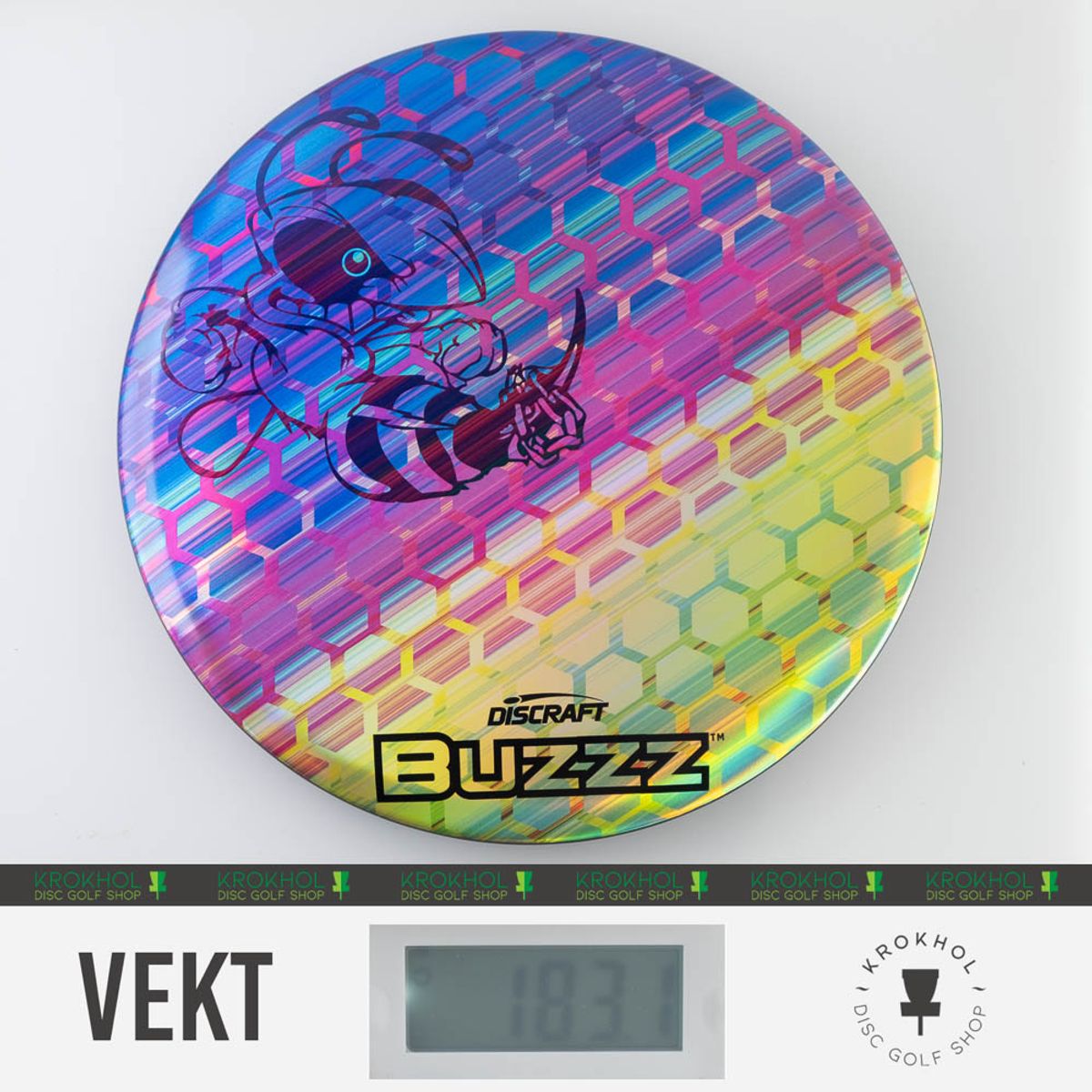 ESP Full Foil SuperColor Buzzz Honeycomb - Black Buzzz Stamp