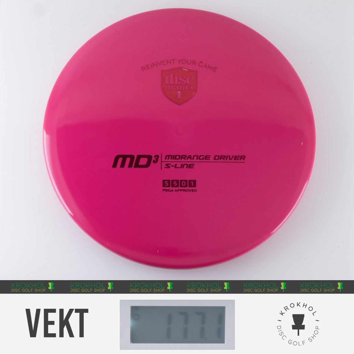 Discmania S-Line MD3 Midrange | Krokhol DGS - Krokhol Disc Golf Shop