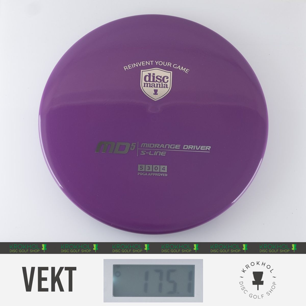 Discmania S-Line MD5 Overstable Midrange | Krokhol DGS - Krokhol