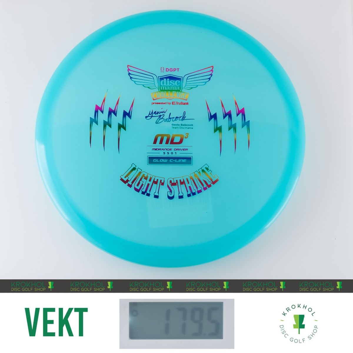 C-Line Glow MD3 - Discmania Challenge Fundraiser Light Strike