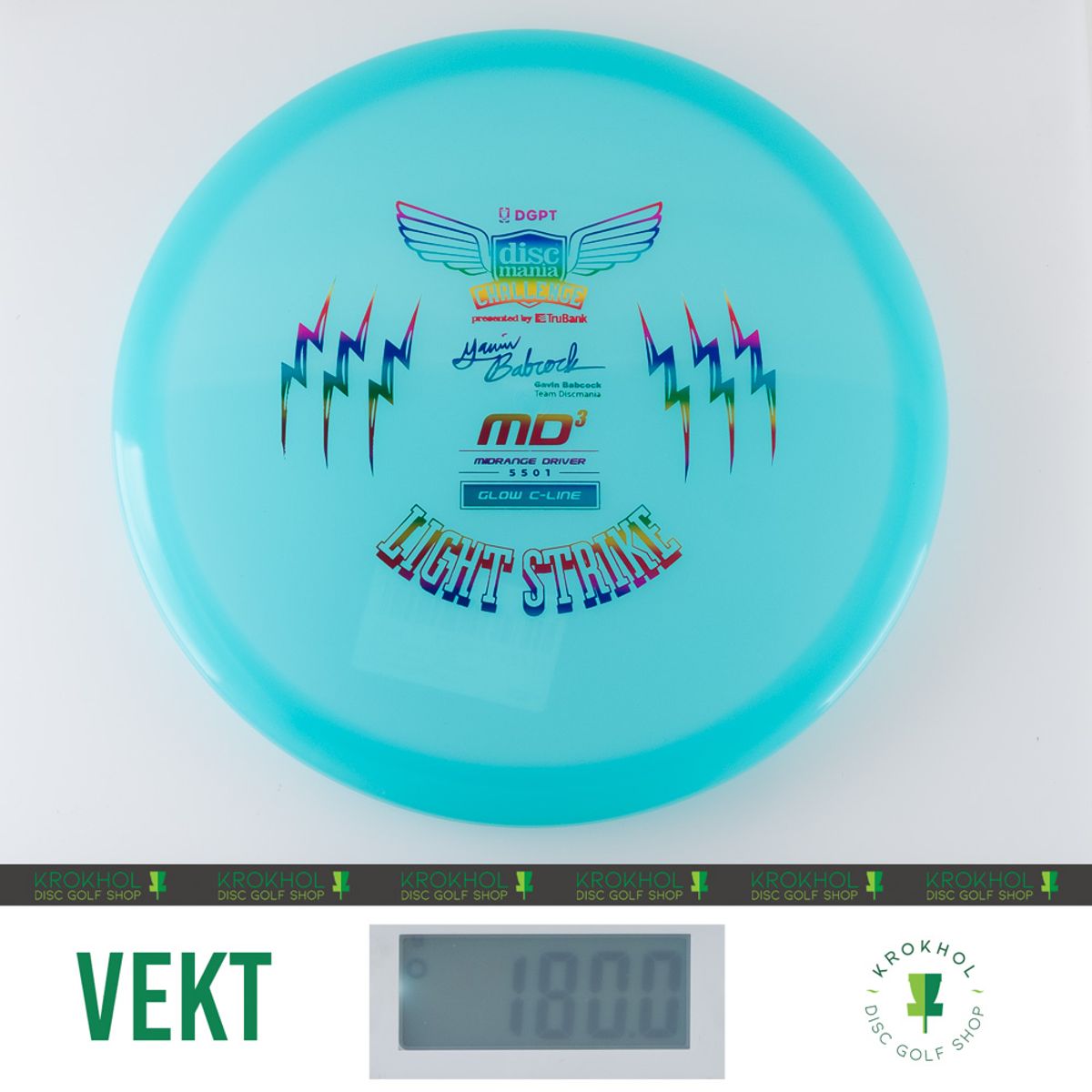 C-Line Glow MD3 - Discmania Challenge Fundraiser Light Strike