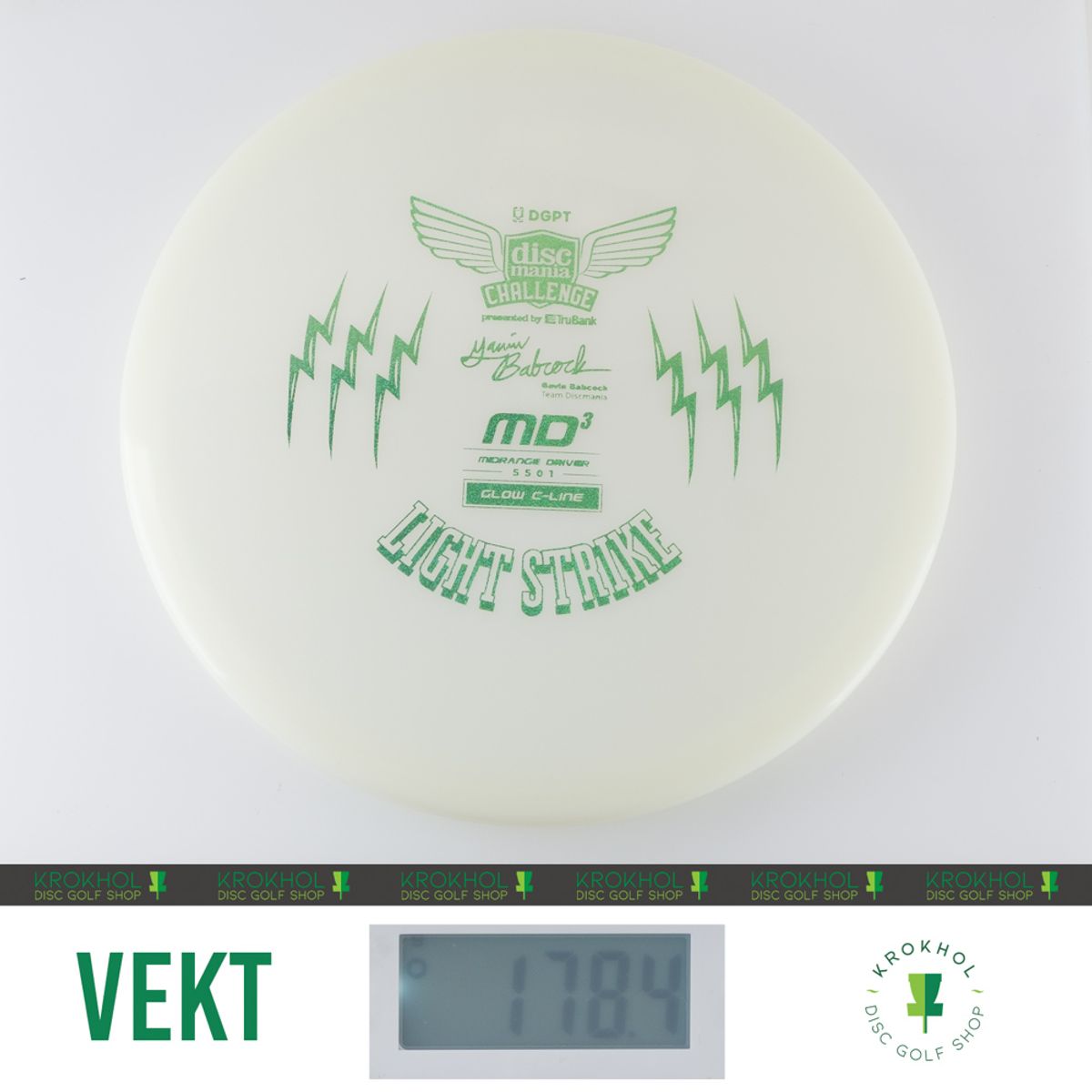 C-Line Glow MD3 - Discmania Challenge Fundraiser Light Strike