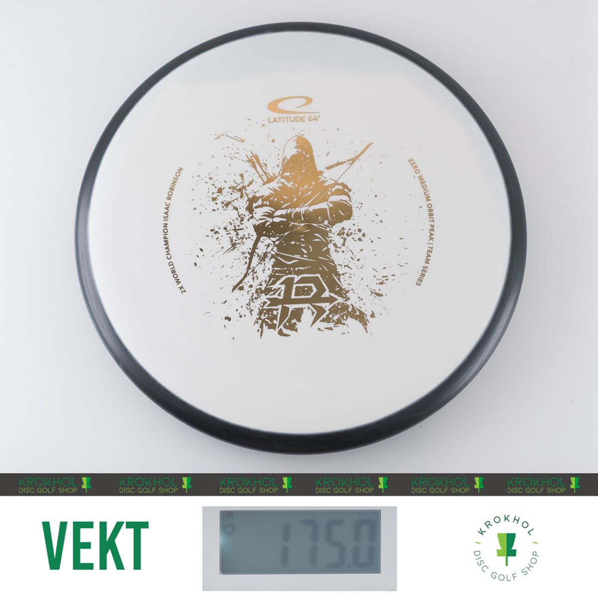 Latitude 64 Zero Medium Orbit Peak - Putter - Krokhol Disc Golf Shop