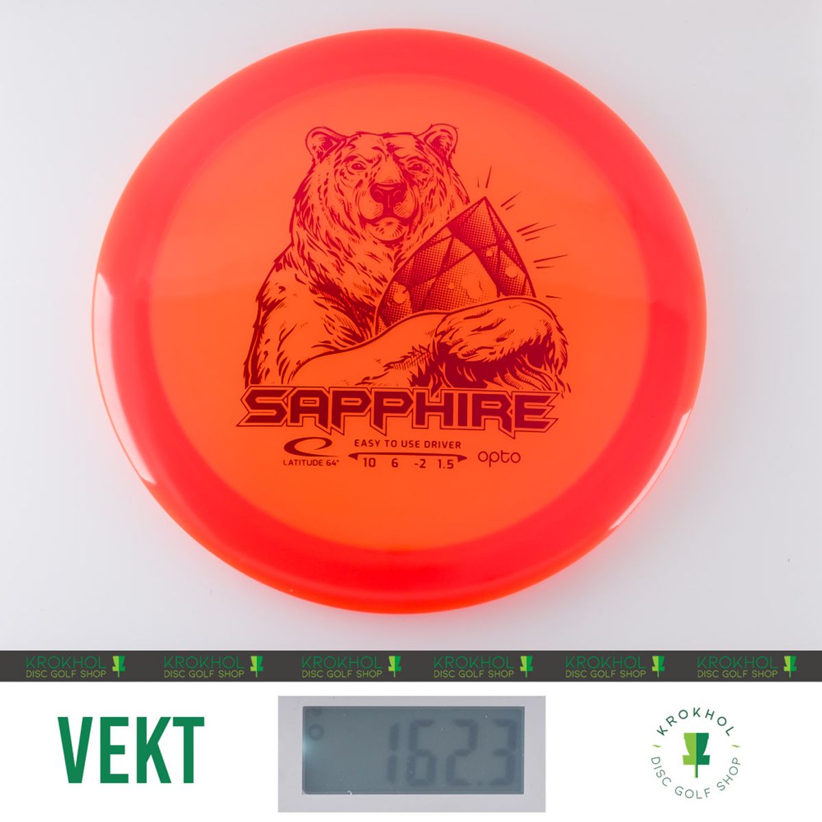 Latitude 64 Opto Sapphire - Distance Driver - Krokhol Disc Golf Shop