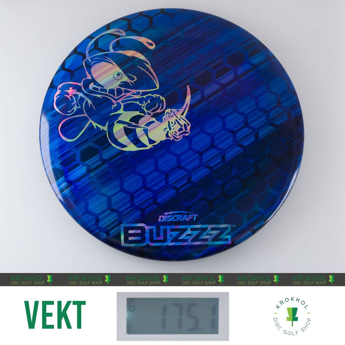 ESP Full Foil SuperColor Buzzz Honeycomb - Silver Buzzz Stamp