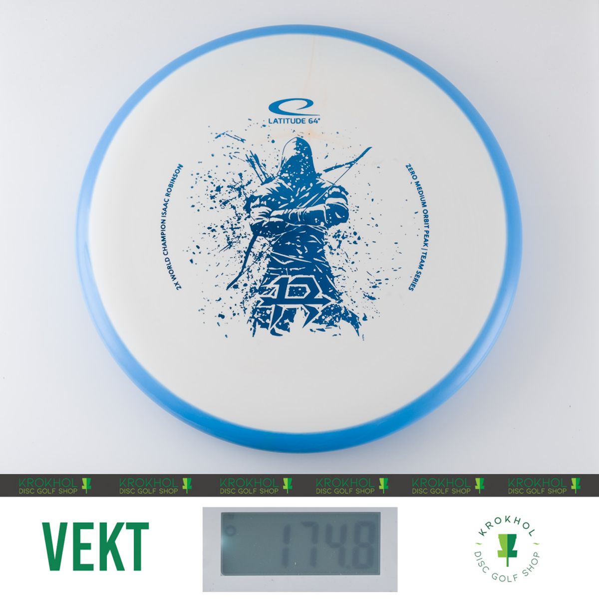 Latitude 64 Zero Medium Orbit Peak - Putter - Krokhol Disc Golf Shop