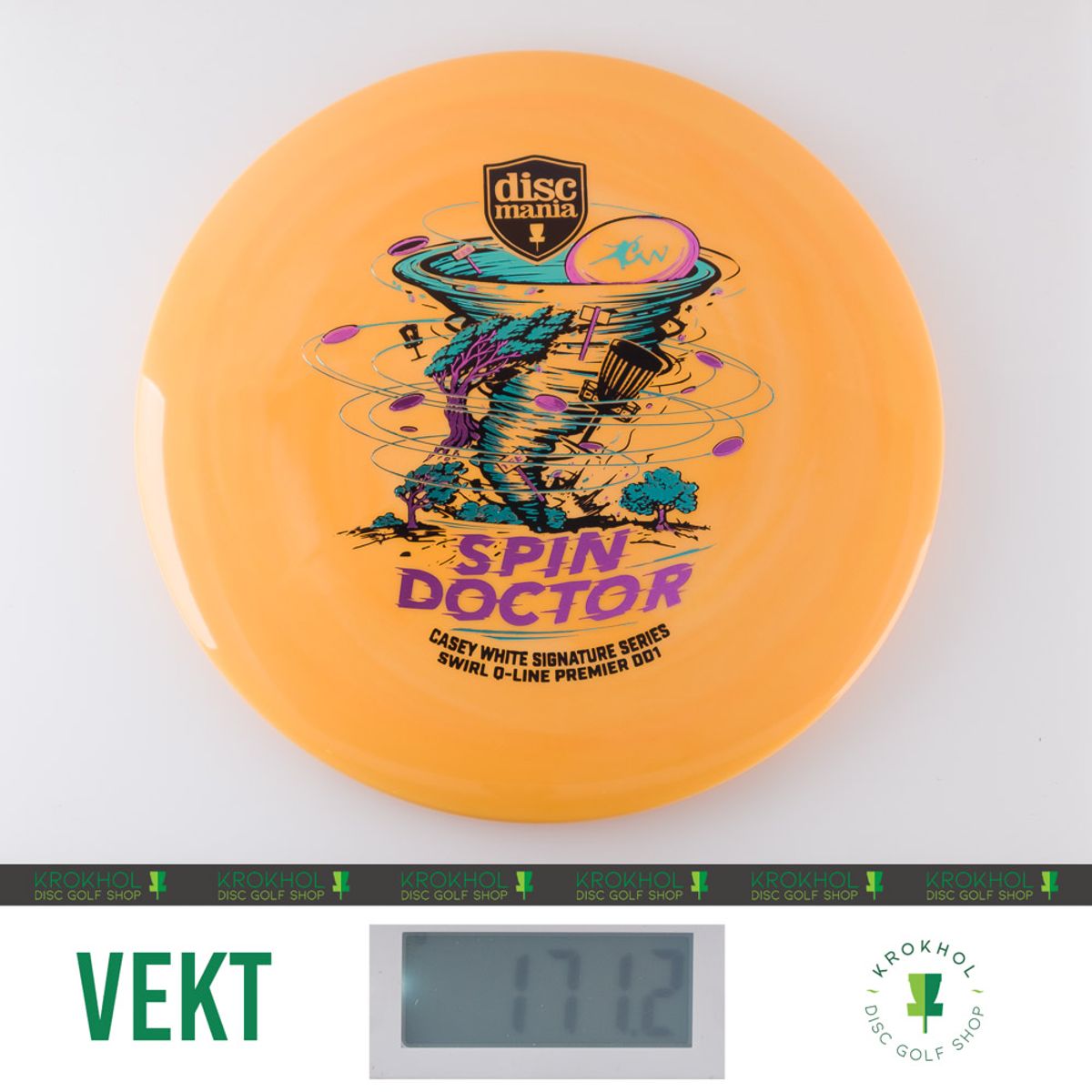 Q-Line Swirl Premier DD1 - Spin Doctor - Casey White Signature Series