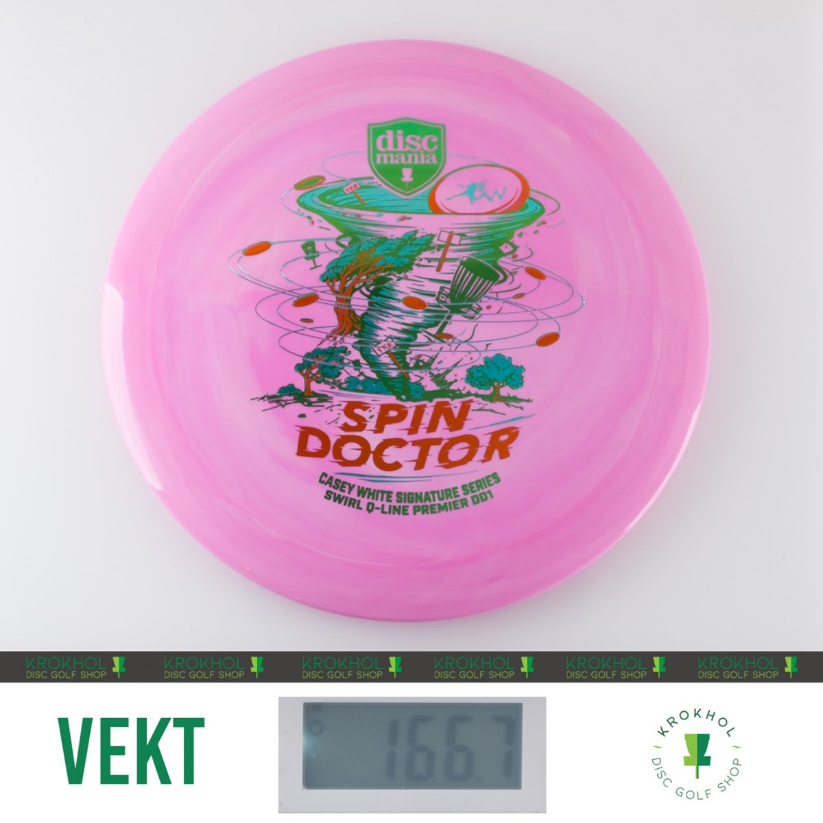 Q-Line Swirl Premier DD1 - Spin Doctor - Casey White Signature Series