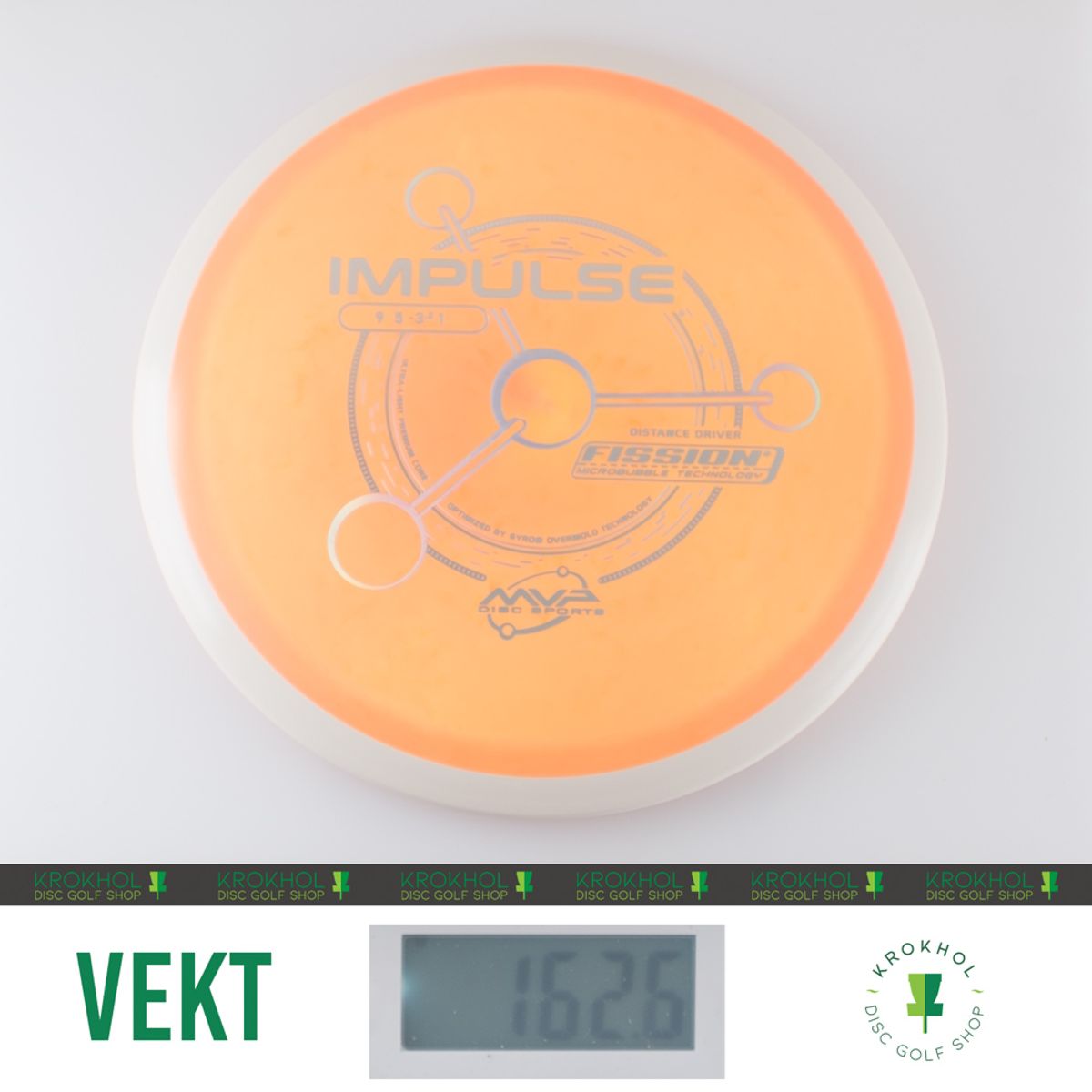 MVP Fission Impulse - Understabil driver - Krokhol Disc Golf Shop
