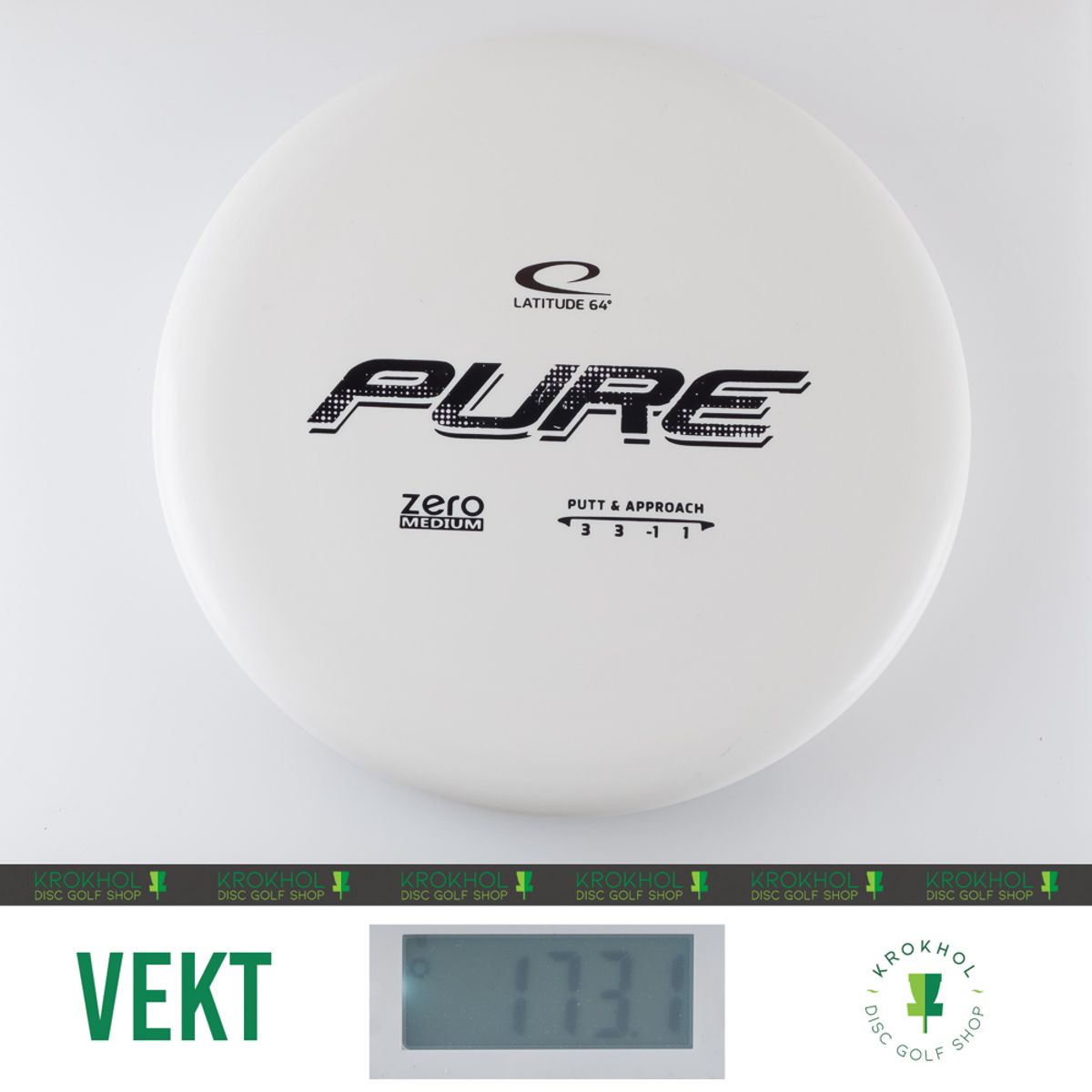 Zero Medium Pure - Putt og approach | Krokhol DGS - Krokhol Disc