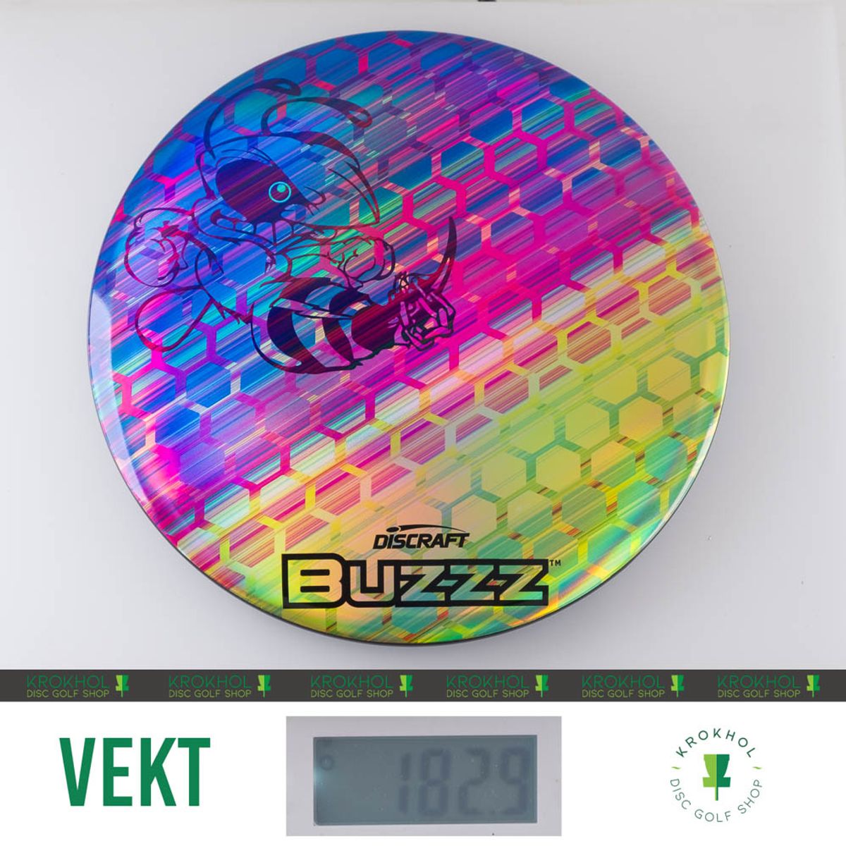 ESP Full Foil SuperColor Buzzz Honeycomb - Black Buzzz Stamp