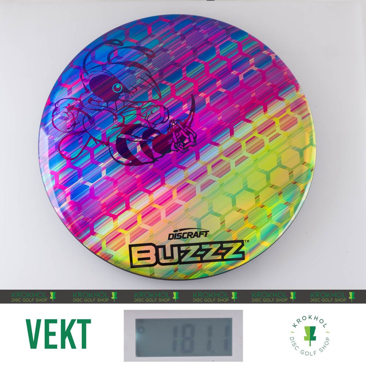 ESP Full Foil SuperColor Buzzz Honeycomb - Black Buzzz Stamp