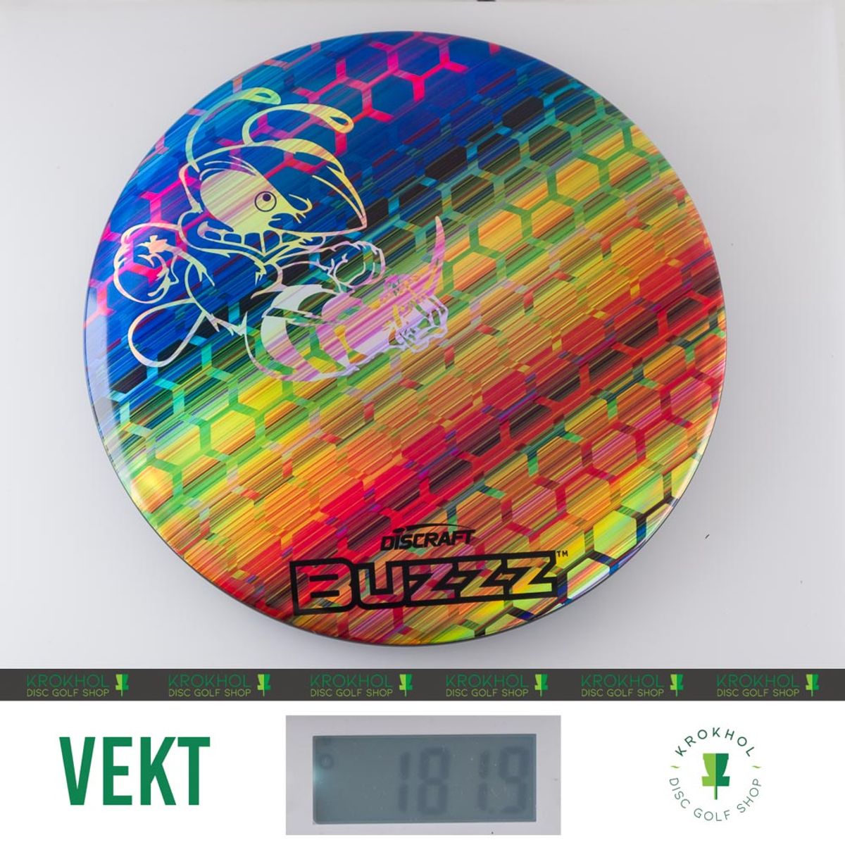 ESP Full Foil SuperColor Buzzz Honeycomb - Black Buzzz Stamp