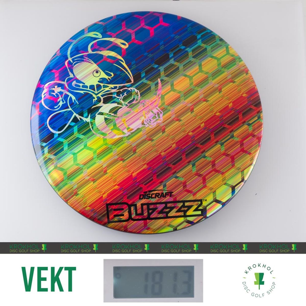 ESP Full Foil SuperColor Buzzz Honeycomb - Black Buzzz Stamp