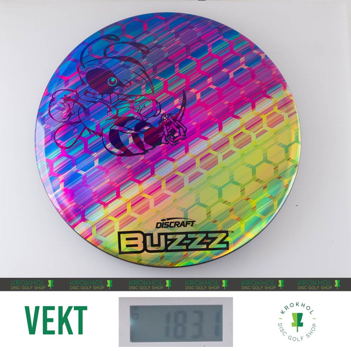 ESP Full Foil SuperColor Buzzz Honeycomb - Black Buzzz Stamp