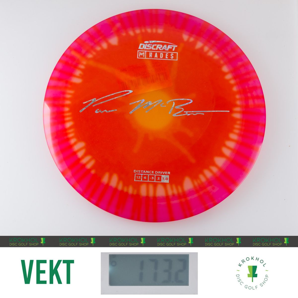 Paul McBeth Z Line Fly Dye Hades - Distance Driver - Krokhol Disc