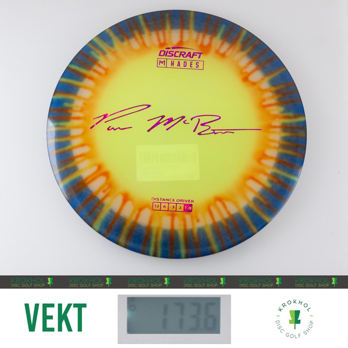 Paul McBeth Z Line Fly Dye Hades - Distance Driver - Krokhol Disc